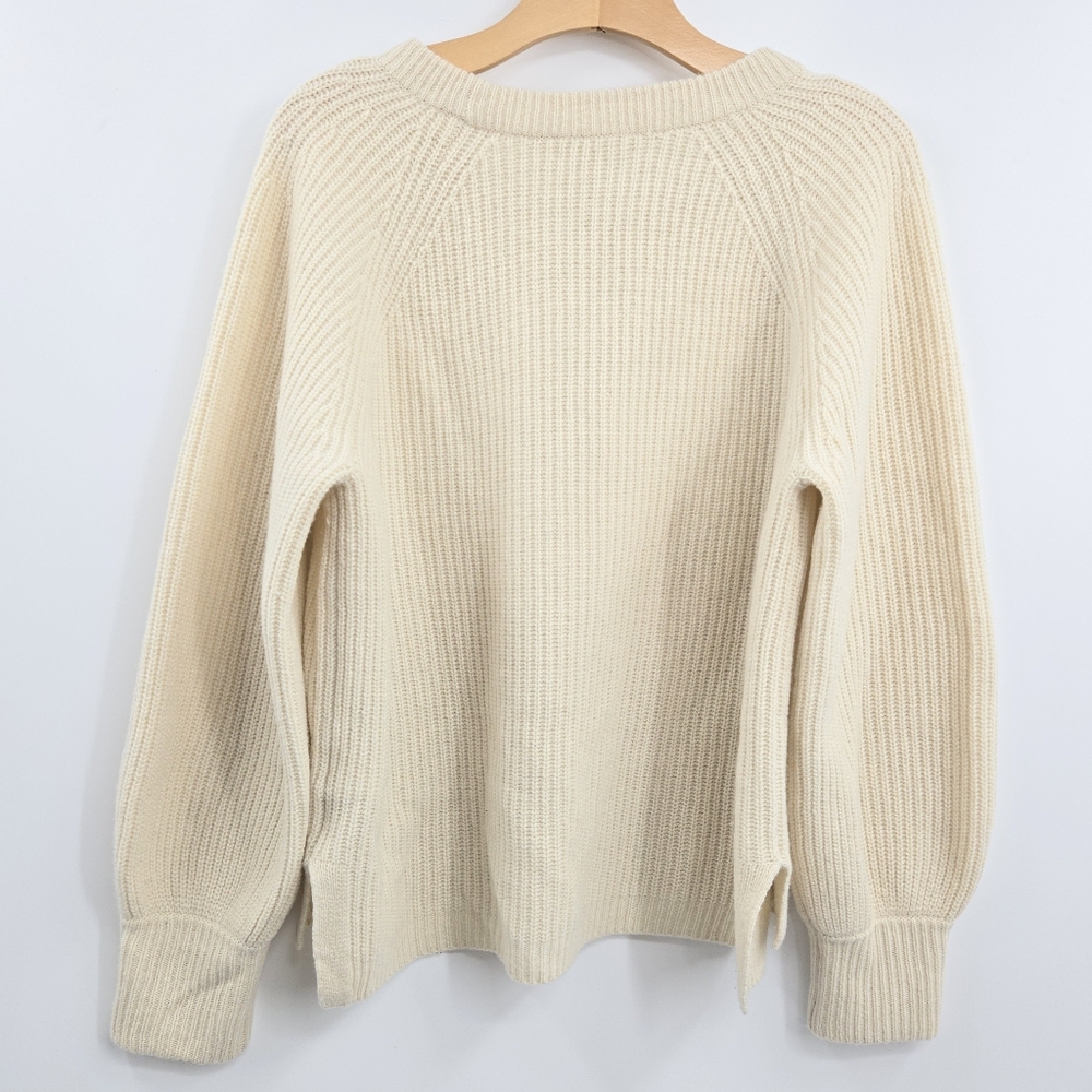 Madewell Sweater Fisherman reSourced Cashmere Ribbed - Picture 7 of 12